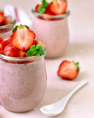 Protein Strawberry Mousse