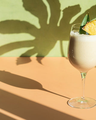 Mango And Pineapple Virgin Pina Colada Protein Smoothie Recipe